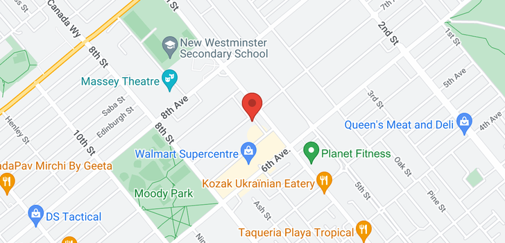 map of 204 620 SEVENTH AVENUE